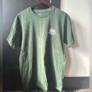 Vans Men's Forest Green Short Sleeve Tee- Medium
